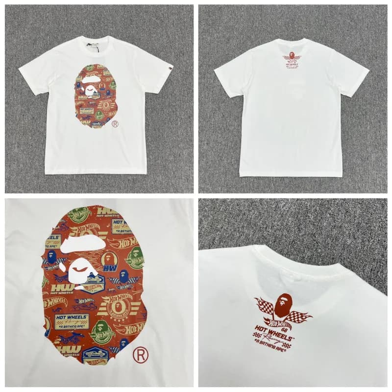 BAPE A Bathing Ape T-Shirt Multiple Colorways and Graphics — XX323白色