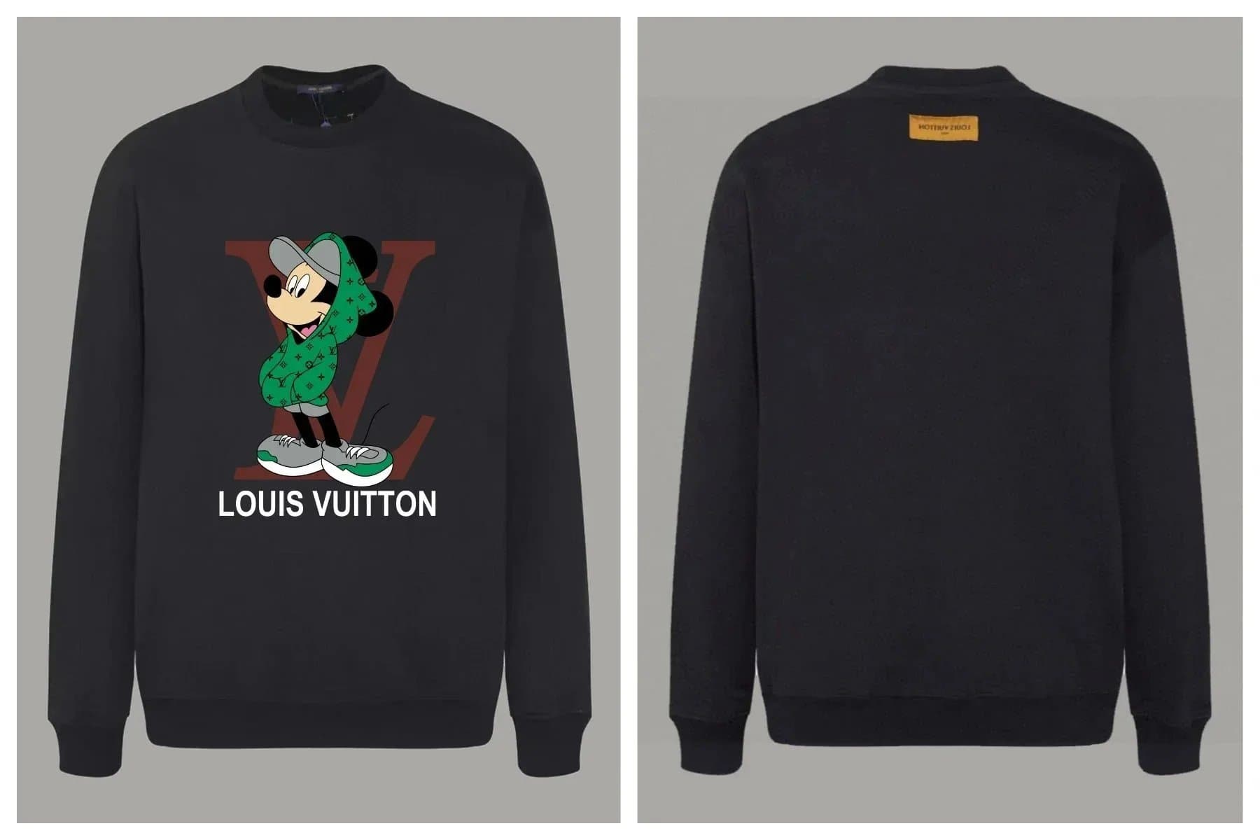 Louis Vuitton Mickey Mouse Sweatshirt Monogram Hoodie Print
