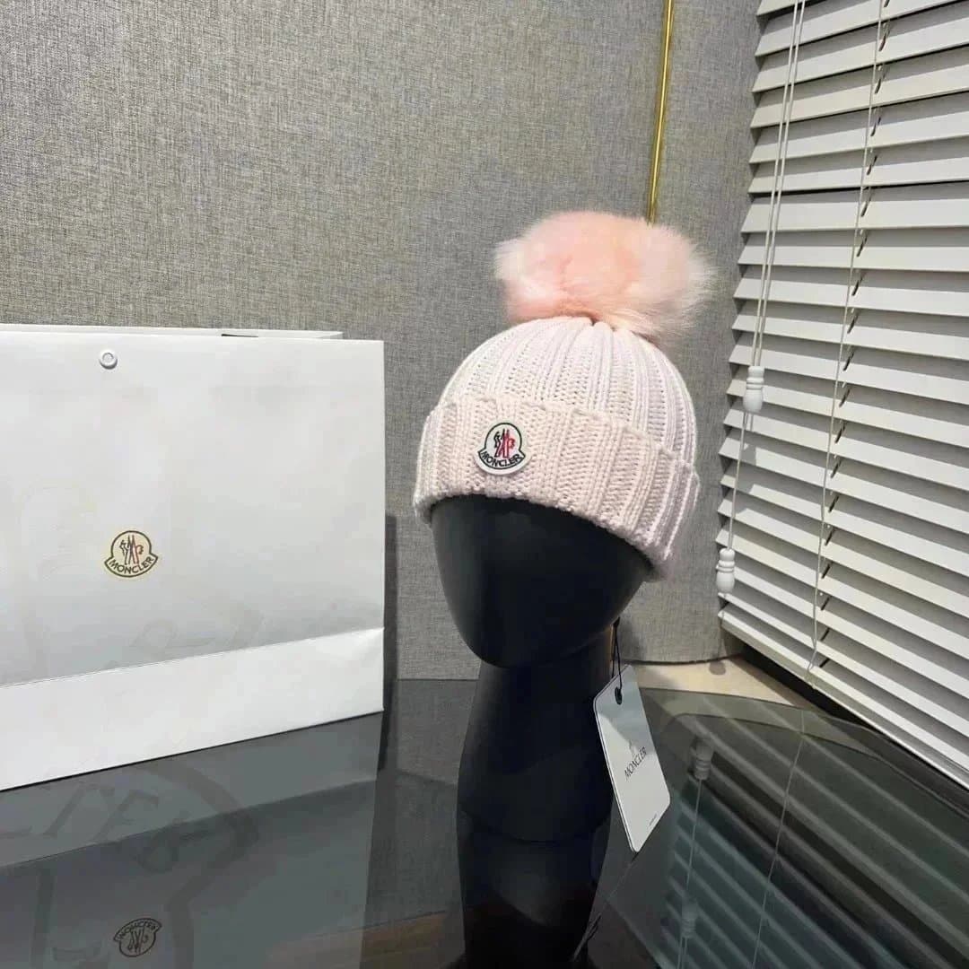 Moncler Ribbed Beanie Logo Patch — 06