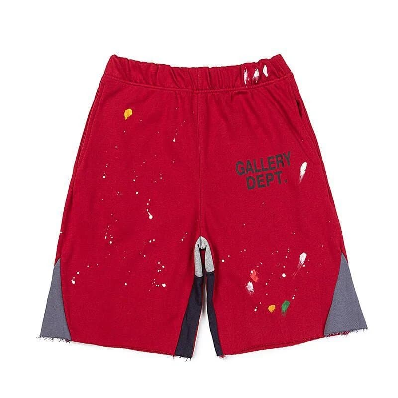 Gallery Dept. Denim Shorts Contrast Side Panel — 303红色