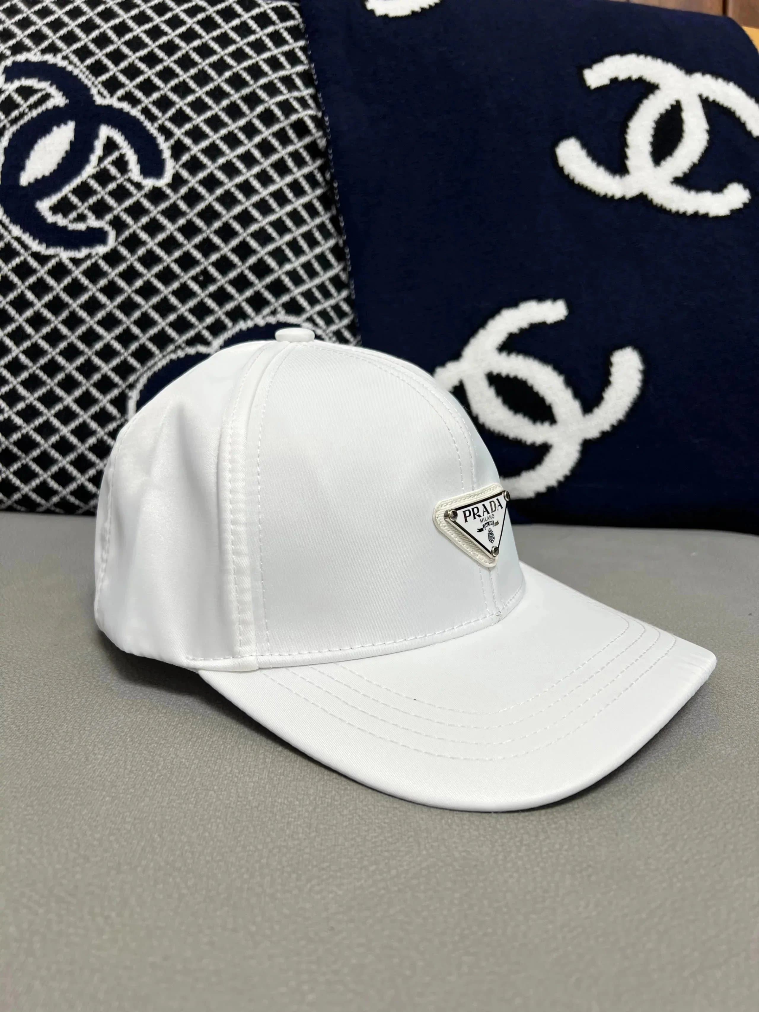 Prada Baseball Cap Triangle Logo
