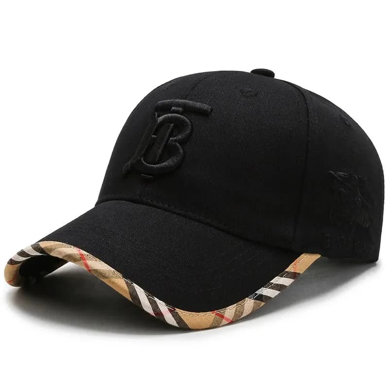 Burberry Baseball Cap Monogram Trim
