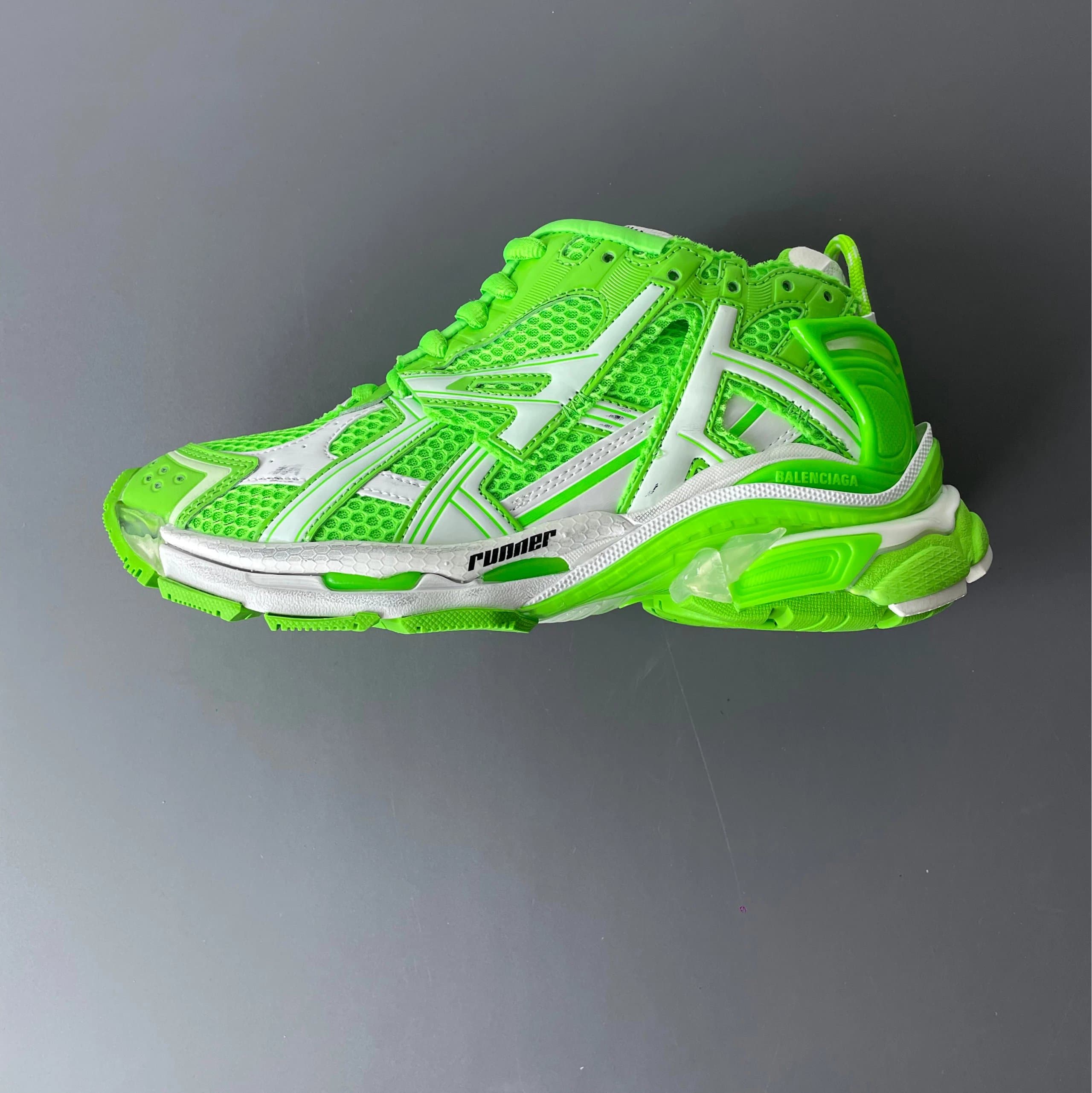 Balenciaga Speed Trainer Runner — 白绿