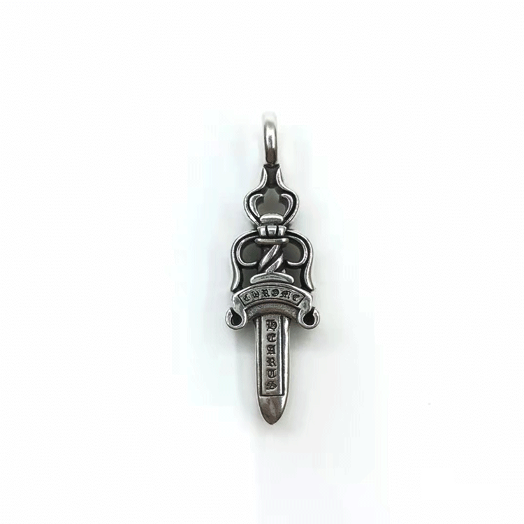 Chrome Hearts Dagger Pendant Silver