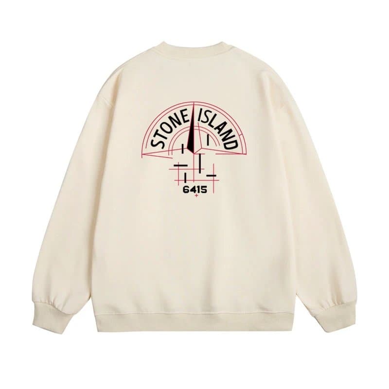 Stone Island Crewneck Sweatshirt Eclipse Print — S13