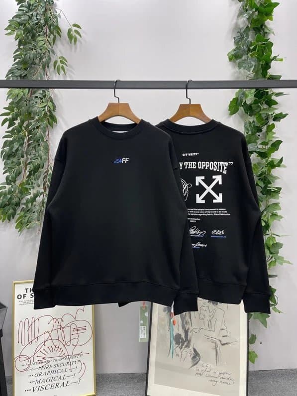 Saint Laurent Hooded Sweatshirt Abstract Graphic Print — ow168