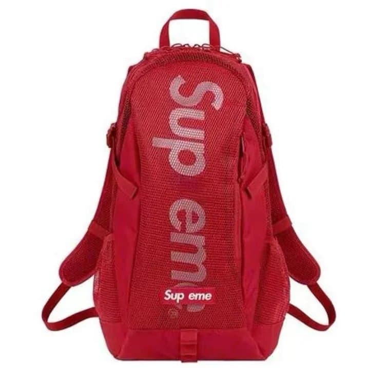 Supreme Mesh Backpack Red