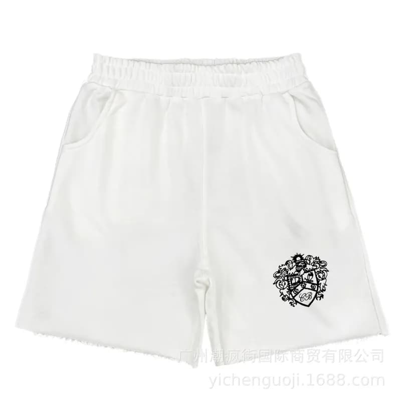 Balenciaga Logo Shorts Embroidered Crest
