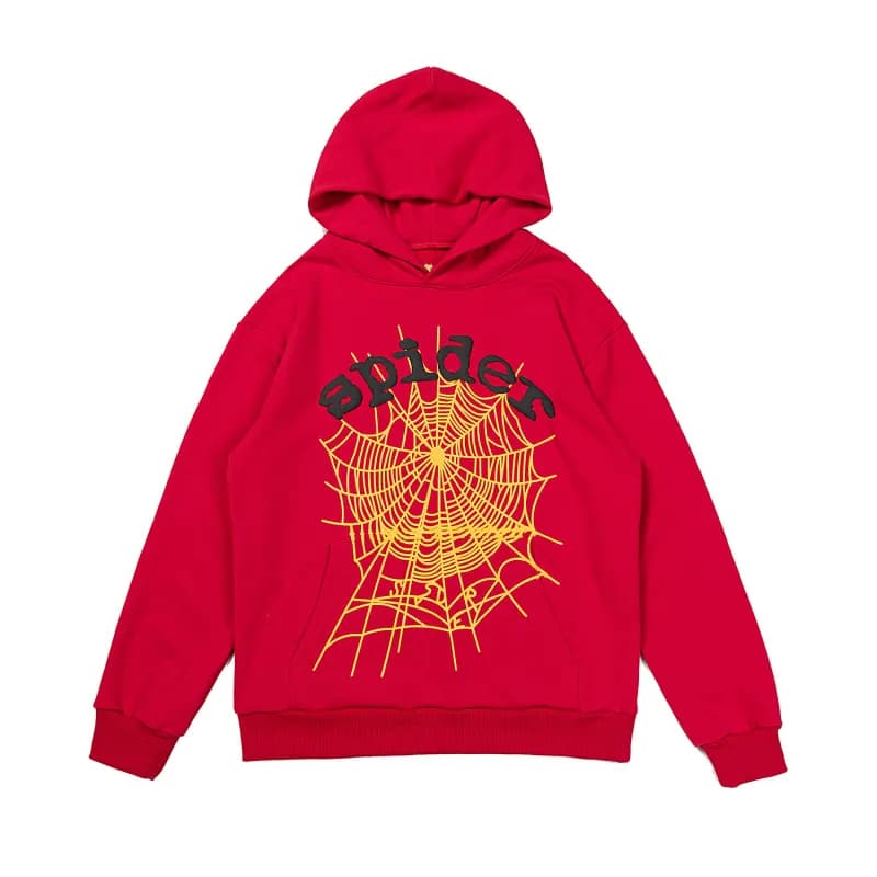 Sp5der Hooded Sweatshirt Star Print Logo — 3825 卫衣