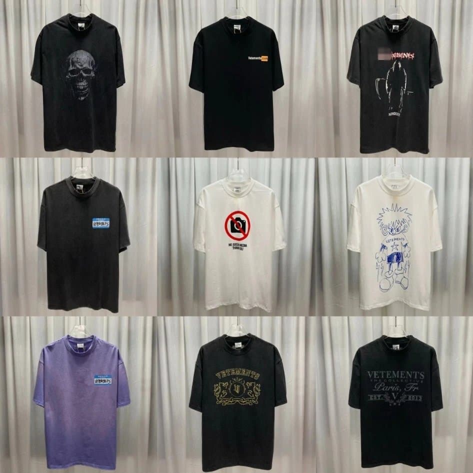 Vetements Logo Tee Web Address Print — VT091