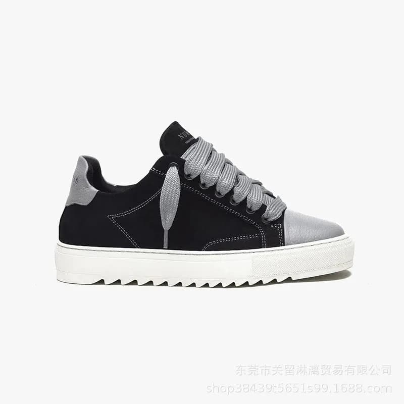 Balenciaga Speed Trainer Suede and Leather — 黑纱灰