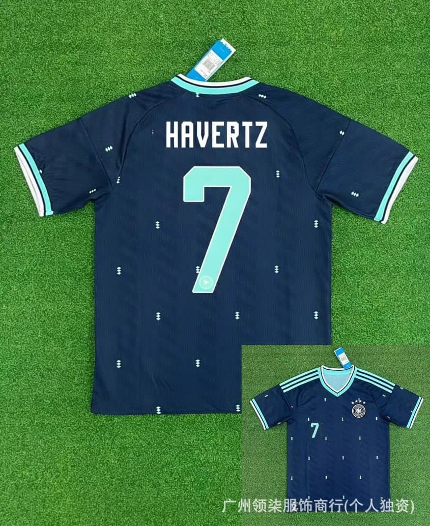 Adidas Argentina Away Jersey Baroque Print — 2026德国客场7号哈弗茨