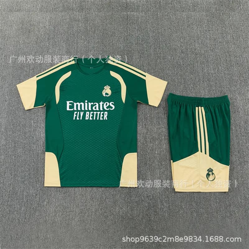 Spain National Team Kit Home — 2627短袖皇马绿色19