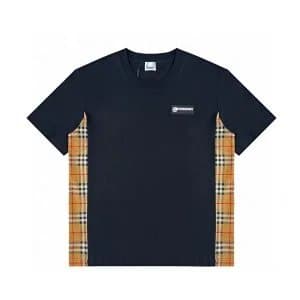 Burberry Short-Sleeve T-Shirt Check Panel