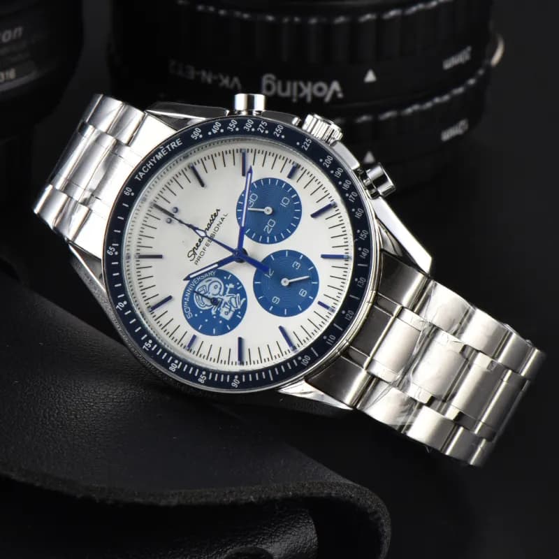 Omega × Swatch Speedmaster Chronograph 50th Anniversary Snoopy
