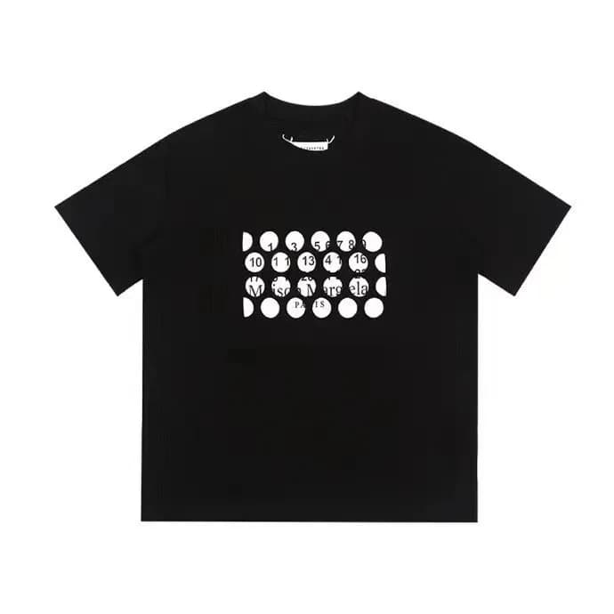 Maison Margiela Graphic T-Shirt Numbered Dot Print