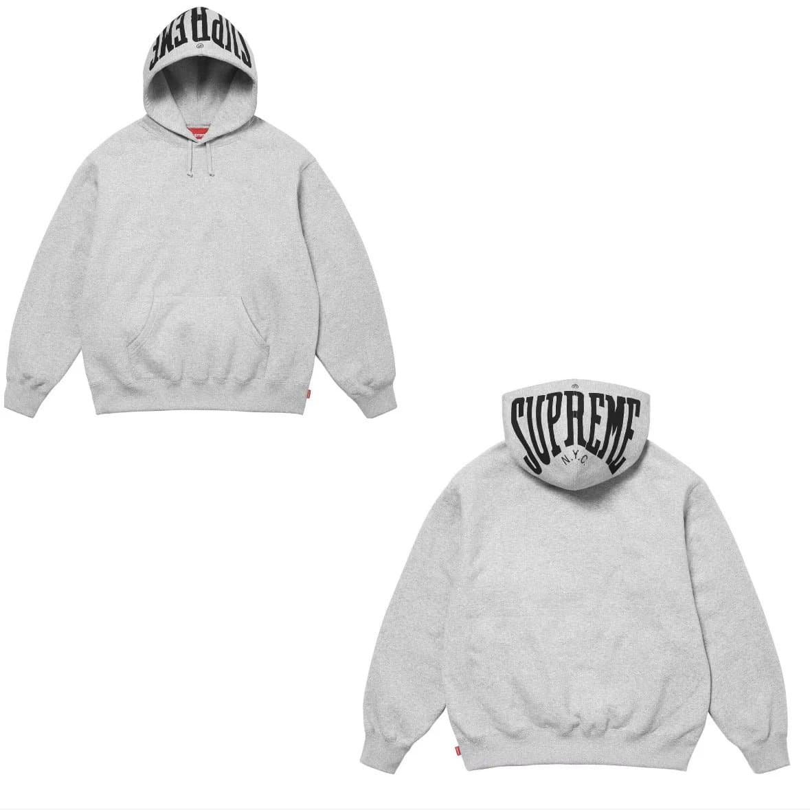 Coaches Jacket Supreme Arch Logo — E568 灰色