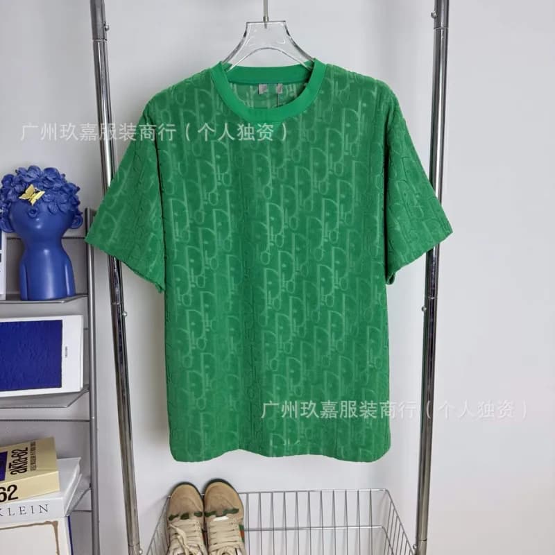 Dior T-Shirt Oblique Logo Print