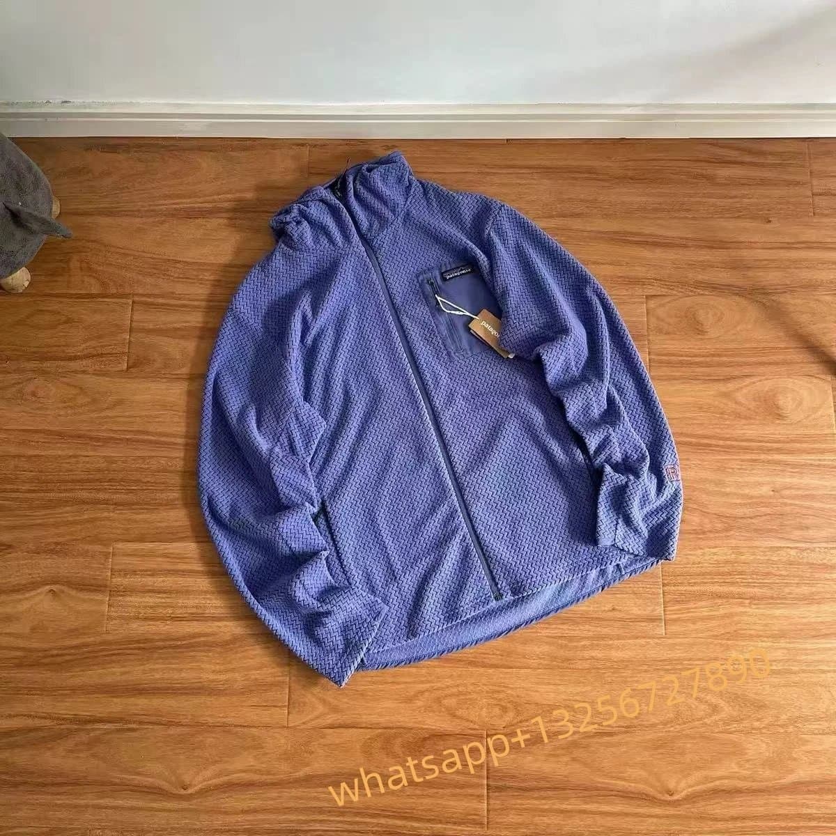 Patagonia Fleece Vest Purple with Navy Accents — 09