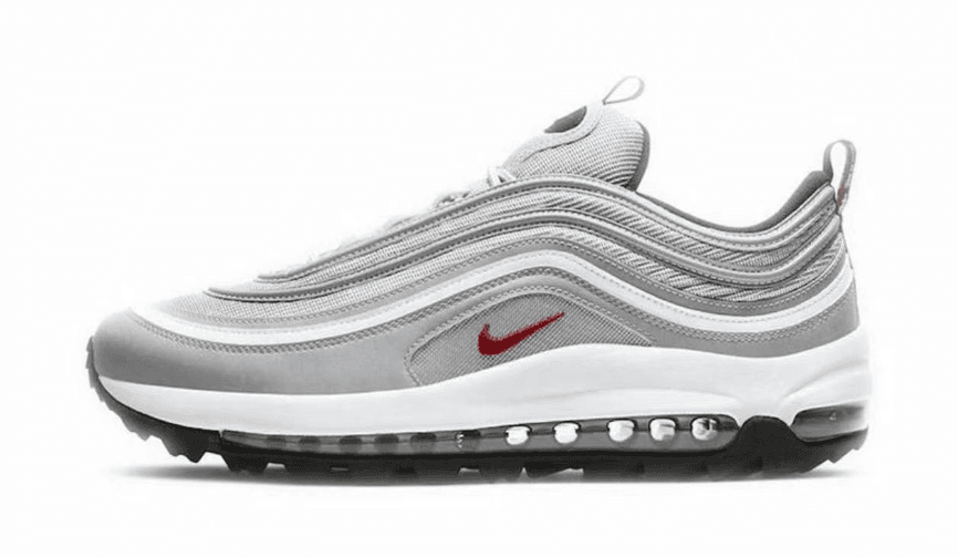 Nike Air Max 97 White Red — 液态银高尔夫 CI7538-001