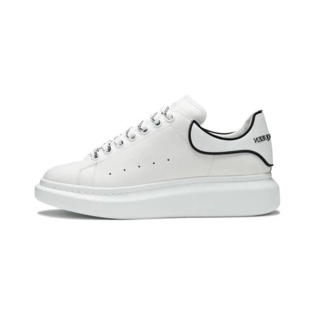 Alexander McQueen Oversized Sneaker White with Black Outline