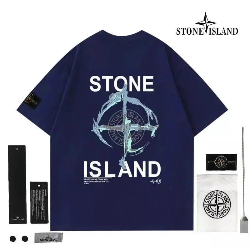 Stone Island T-Shirt Compass Logo Patch — 30