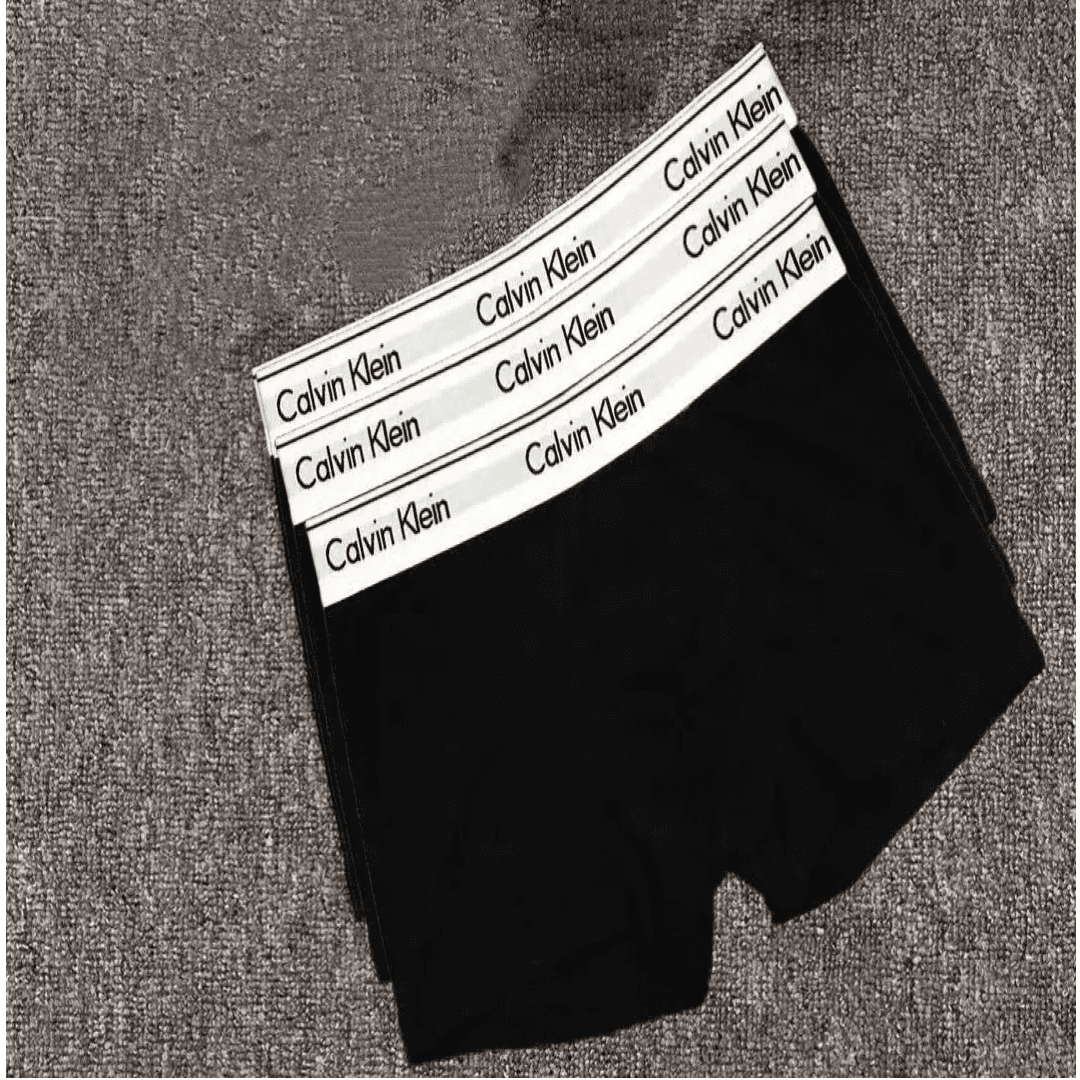 Calvin Klein Boxer Brief 3-Pack — CC-黑色新款-3条