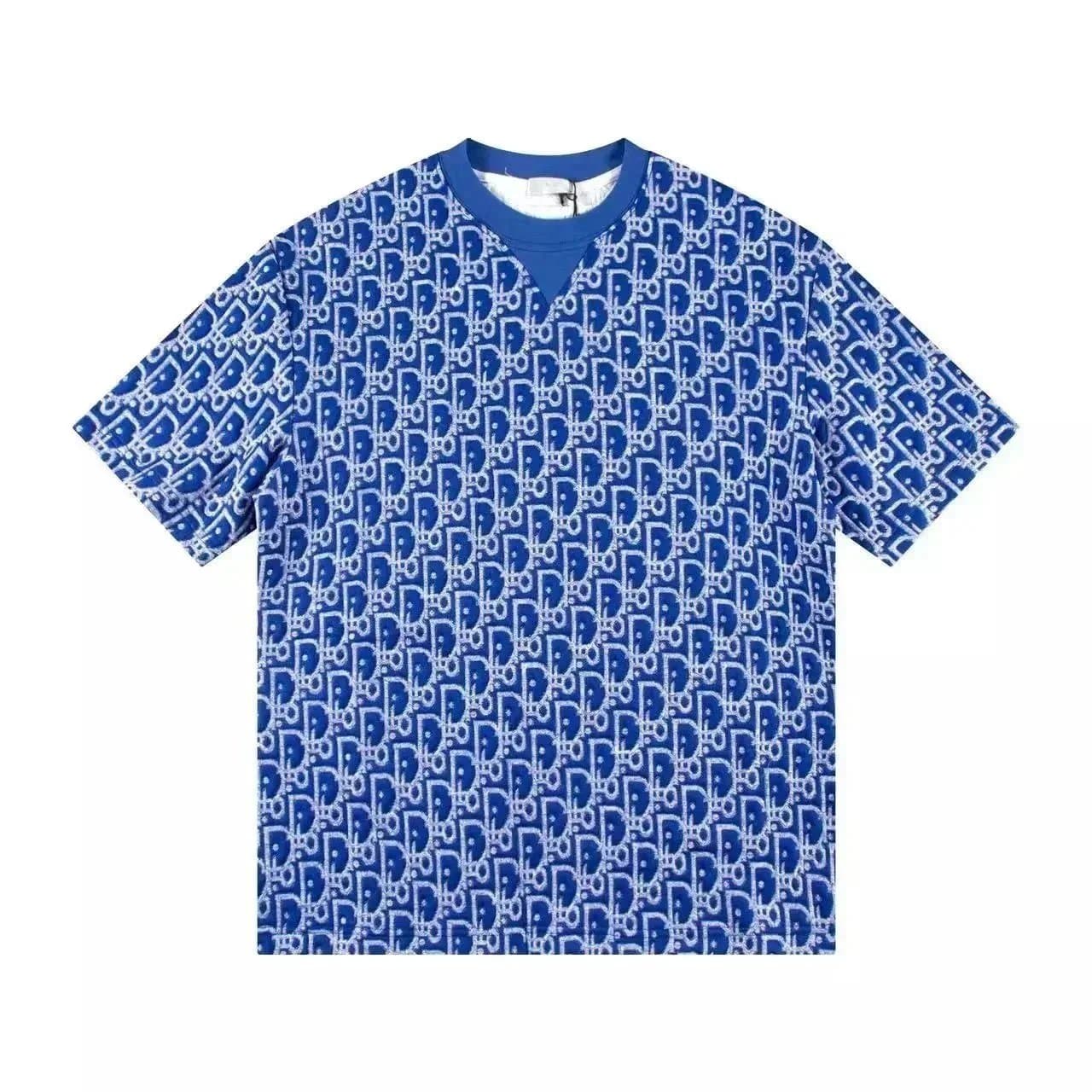 Dior T-Shirt Oblique Logo Print