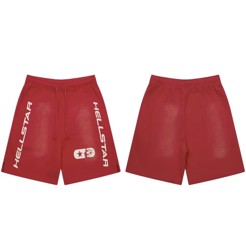 Hellstar Logo Shorts Side Print