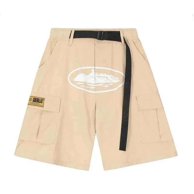 Cargo Shorts Island Print