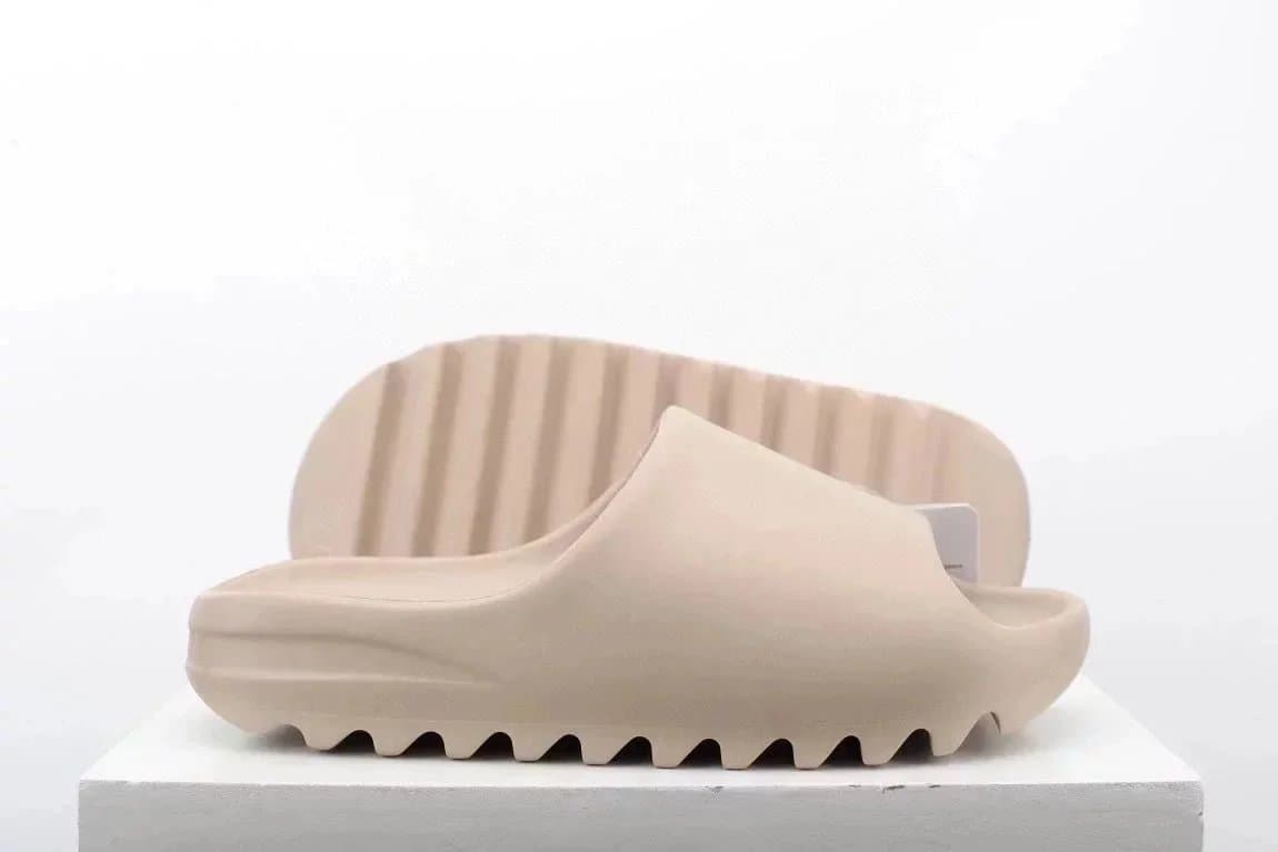 Yeezy Slide Bold Blue — Pure 暖沙黄/GZ5554