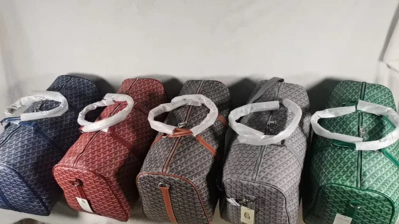 Goyard Saint Louis Duffle Chevron Canvas