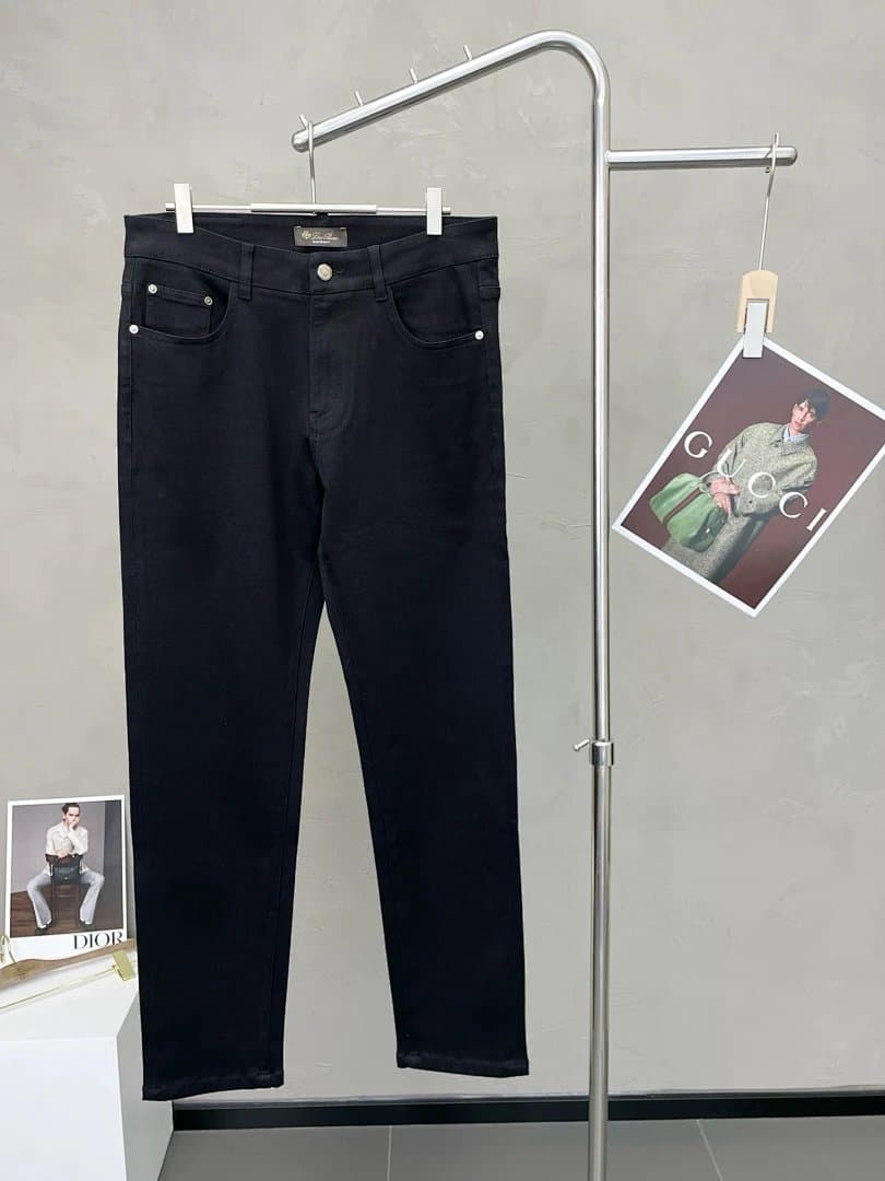 Prada Flared Jeans Embroidered Logo — 51