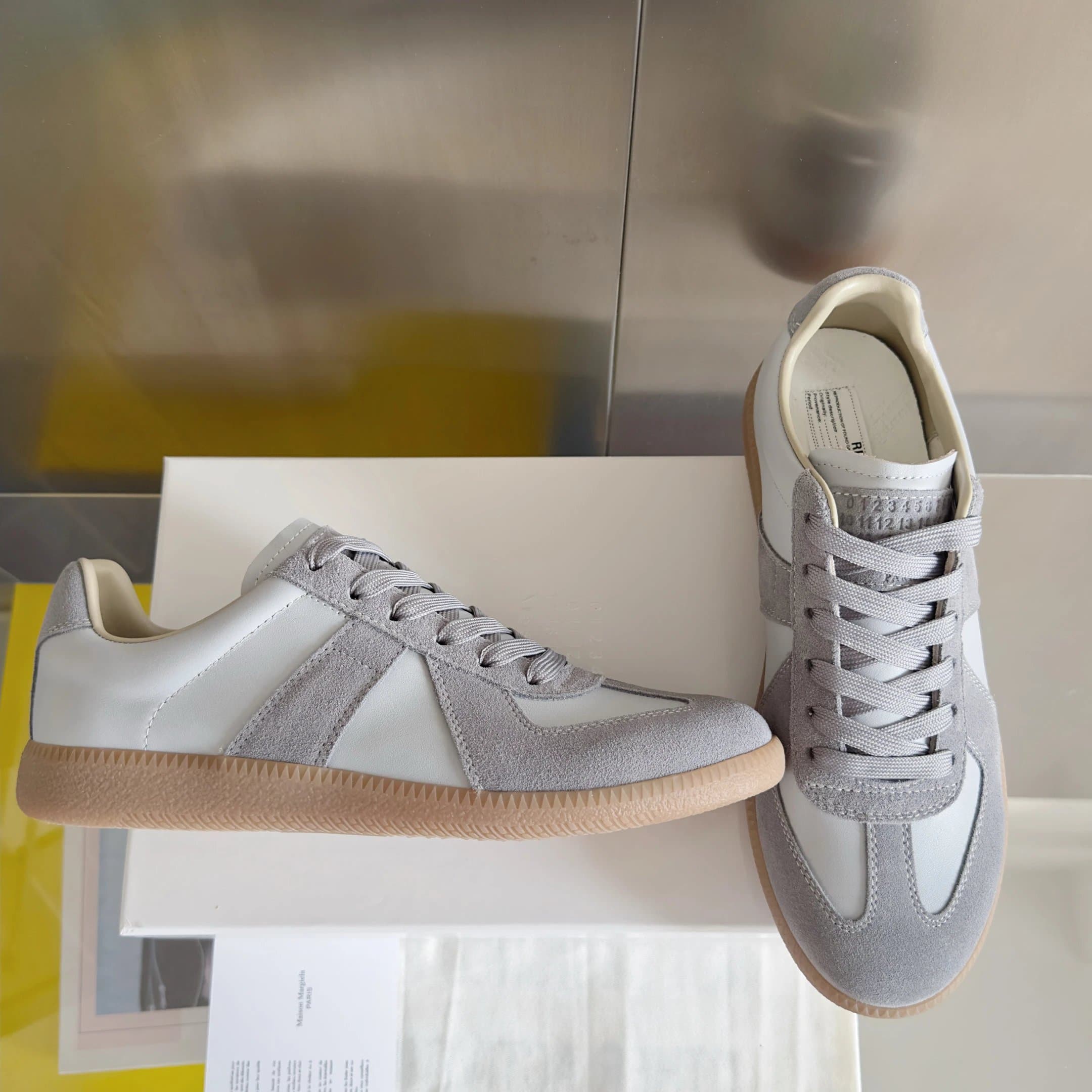 Maison Margiela Future Sneaker White Grey Suede