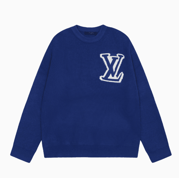 Prada Logo Knit Sweater Embroidered Logo — 5