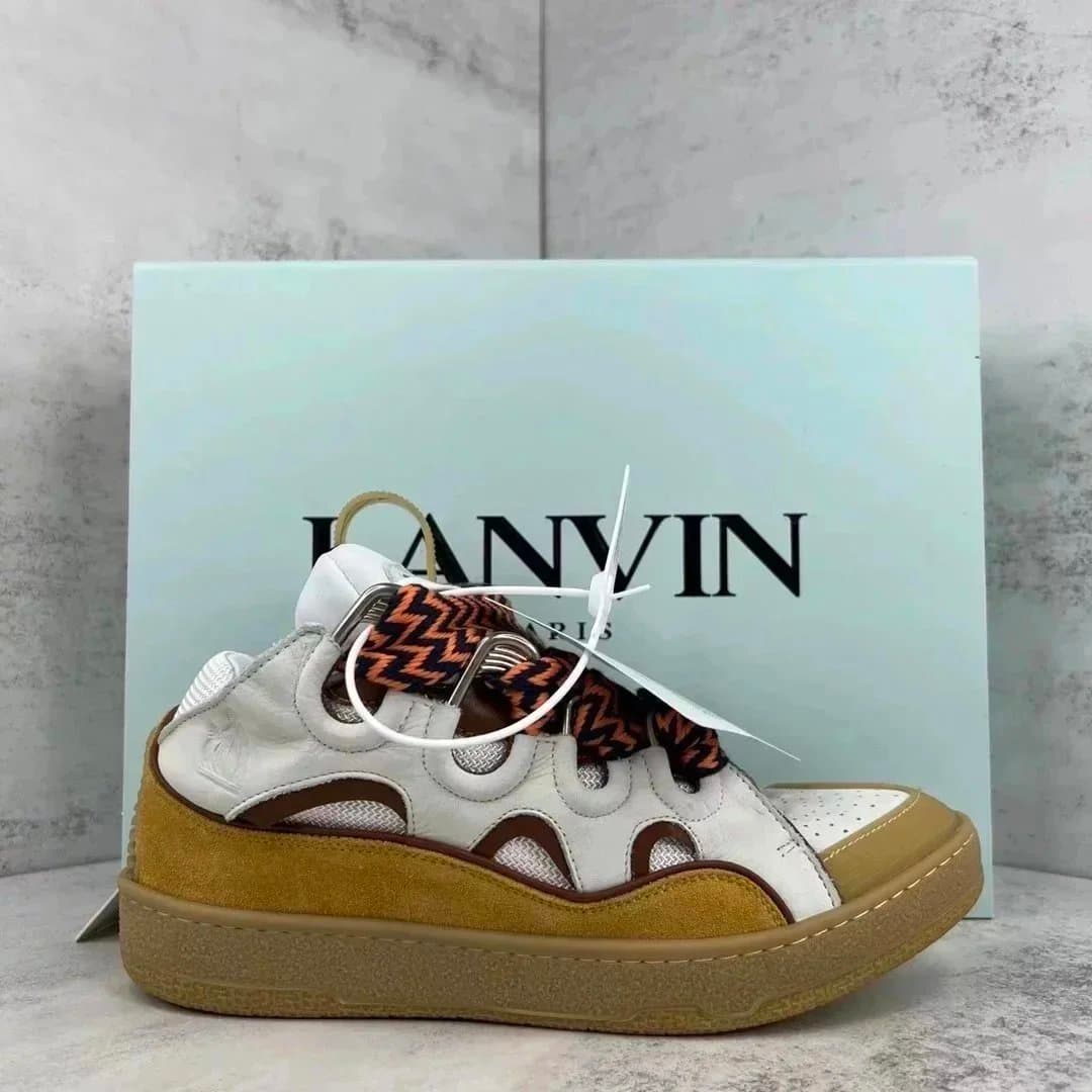 Lanvin Runner Sneaker Zigzag Strap