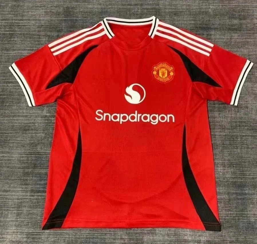 Adidas Manchester United Home Jersey Snapdragon Sponsor