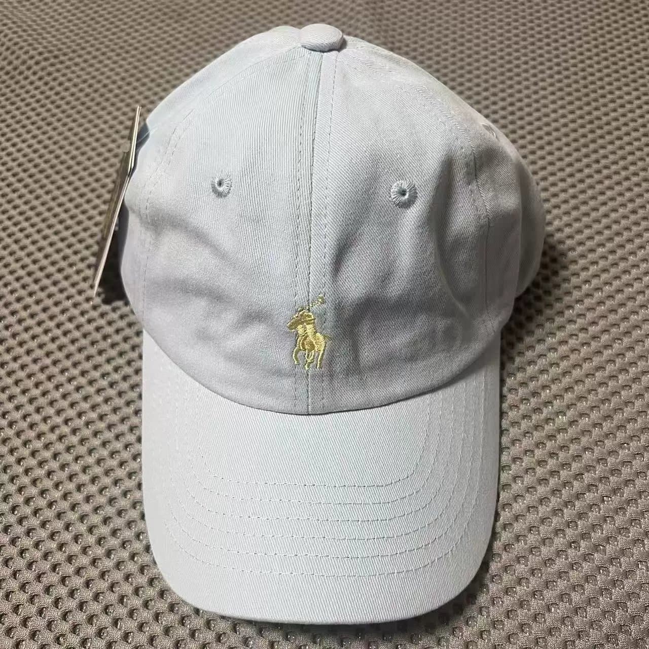 Polo Ralph Lauren Polo Bear Cap Light Grey with Gold Pony