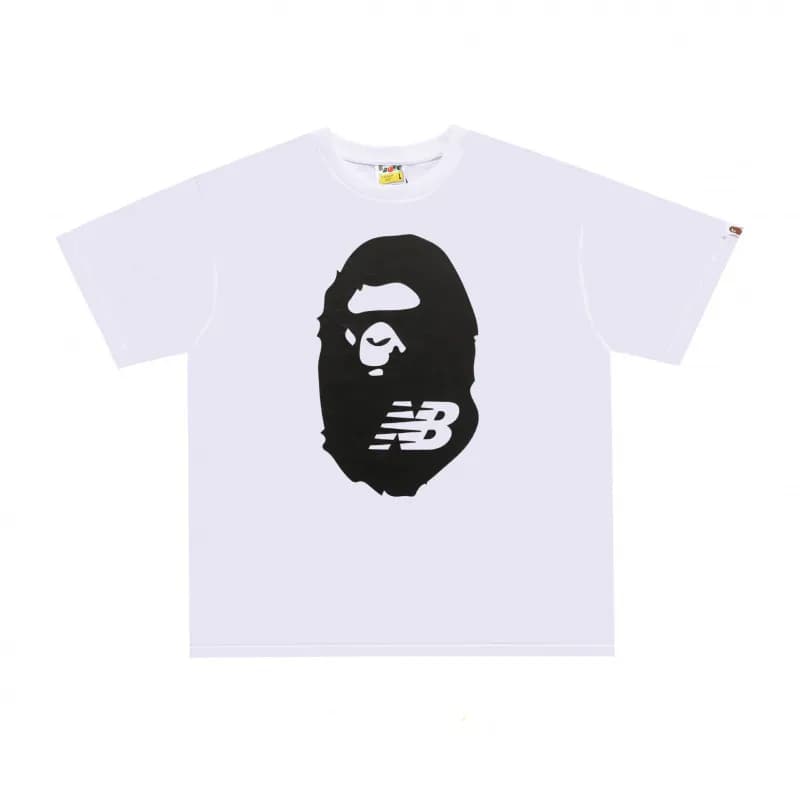BAPE × New Balance Ape Head T-Shirt NB Logo