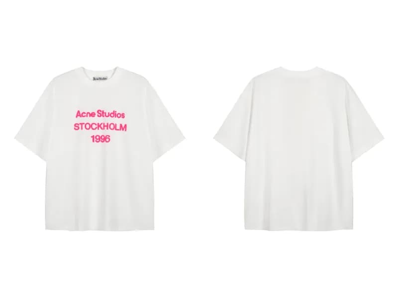 Acne Studios Graphic T-Shirt Stockholm 1996