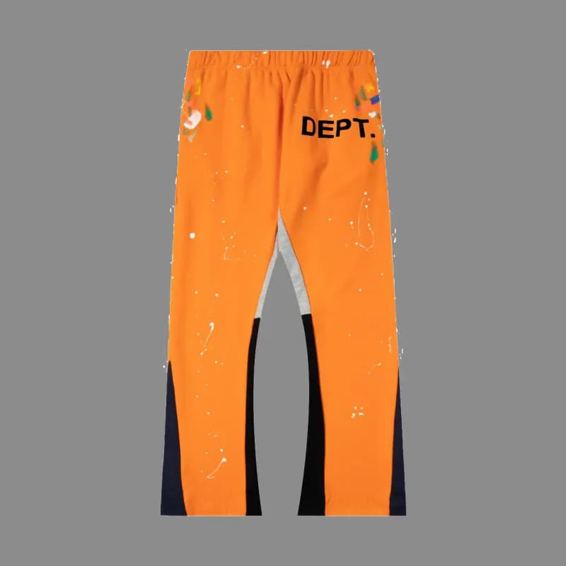 Gallery Dept. Track Pants Paint Splatter — G18橙色