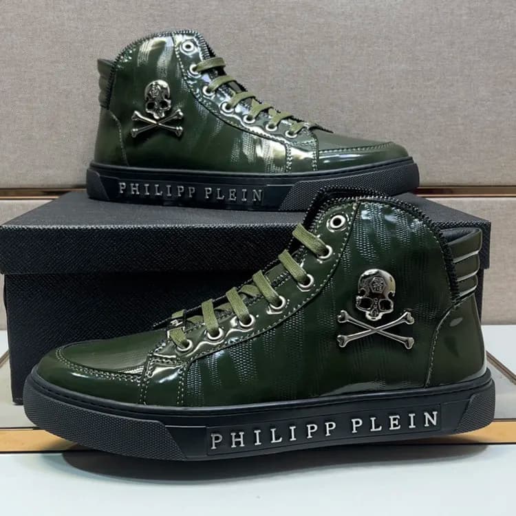 Philipp Plein High-Top Sneaker Skull Logo