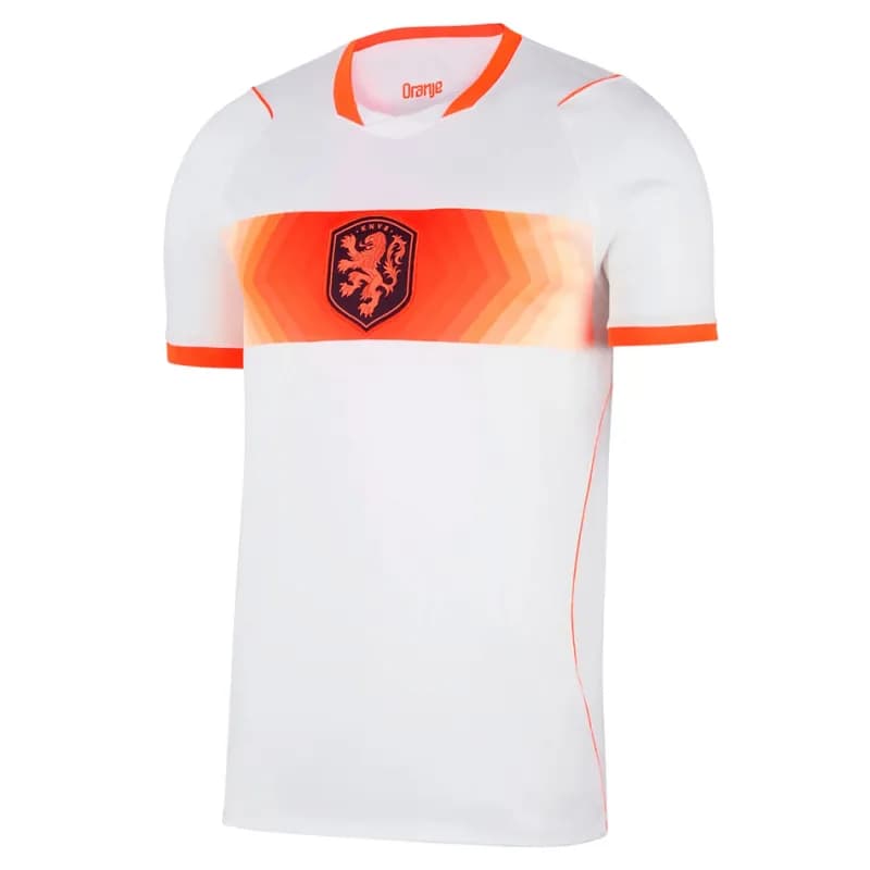Netherlands Home Jersey 2024 Orange Lion