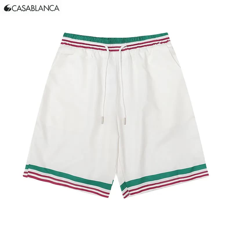 Striped Shorts Multicolor Vertical Stripe — K23 Figure