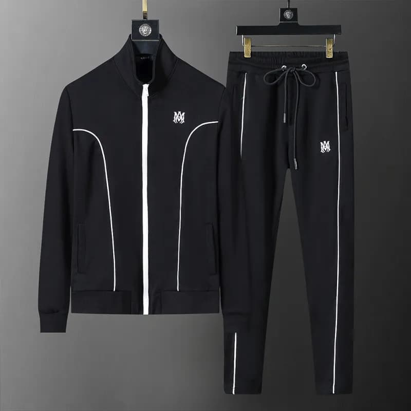 Amiri Track Suit White Stripe
