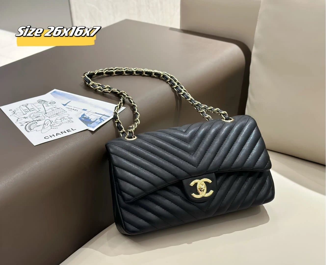 Chanel Classic Flap Quilted Chevron