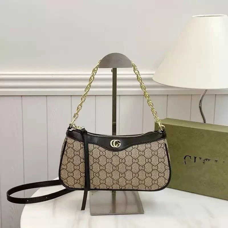 Gucci GG Marmont Mini Chain Bag Monogram Canvas