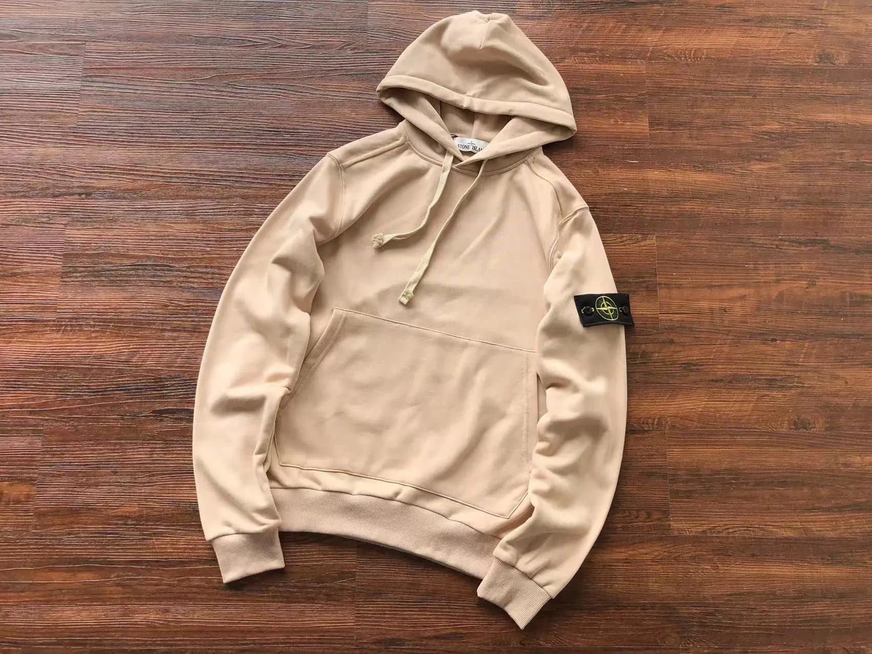 Stone Island Hooded Sweatshirt Solid — 19