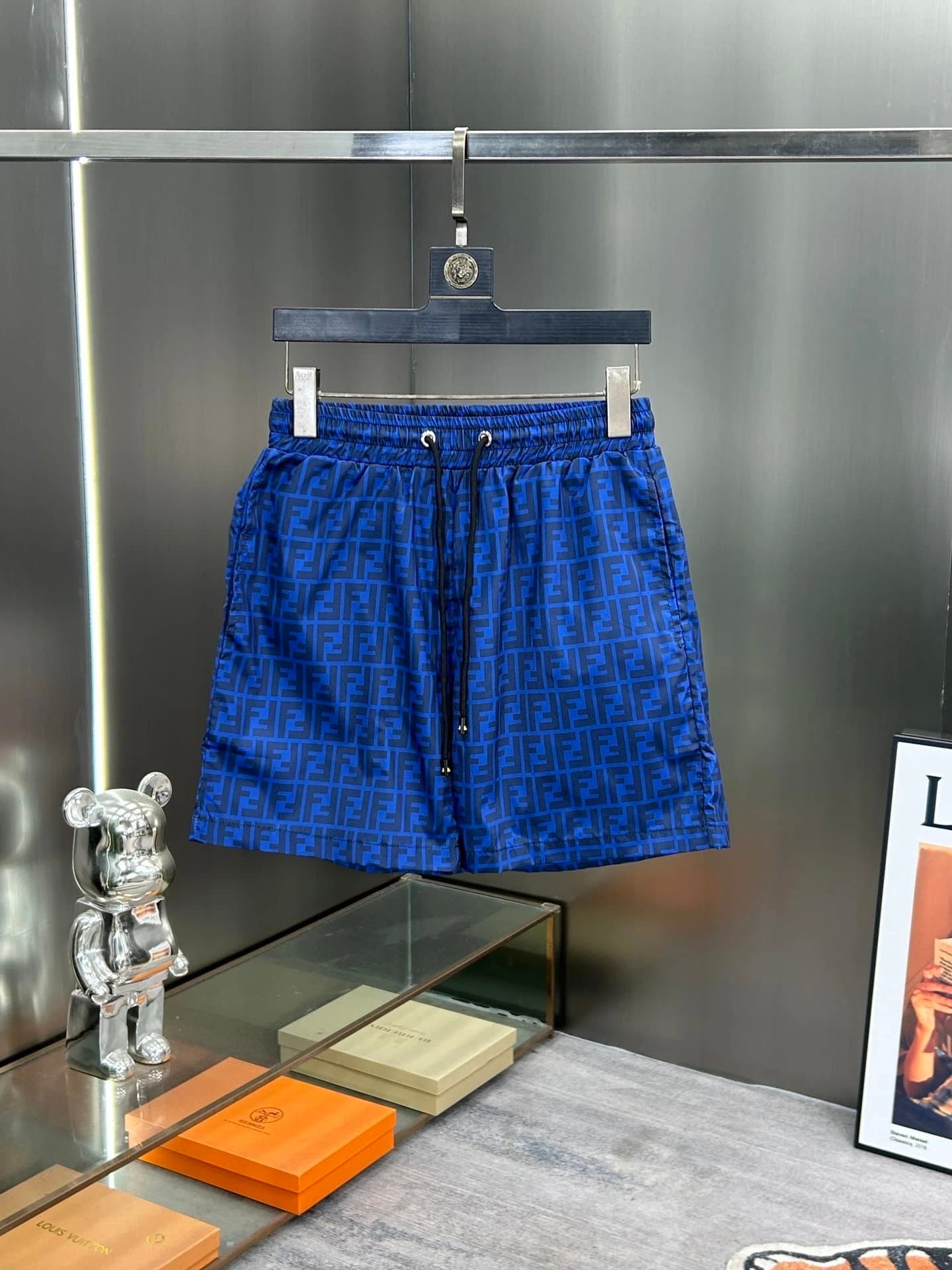 Fendi FF Logo Shorts Monogram Print — 22