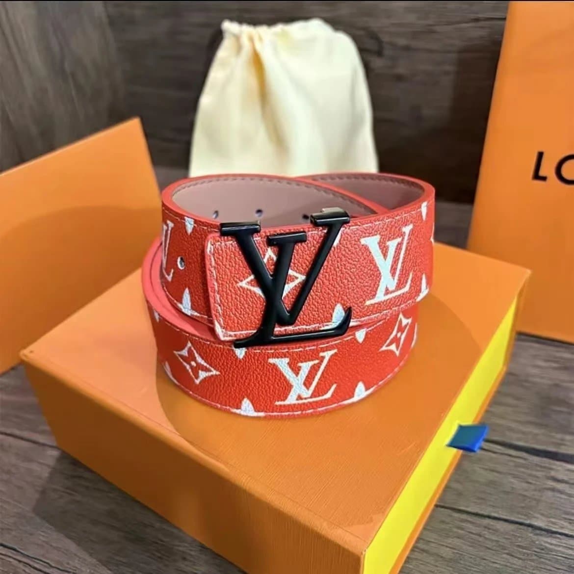 Louis Vuitton LV Initiales Belt Monogram Eclipse — 28